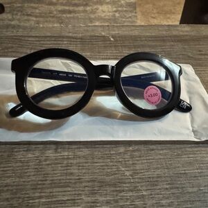 Prive Revaux Black Round Reader Glasses